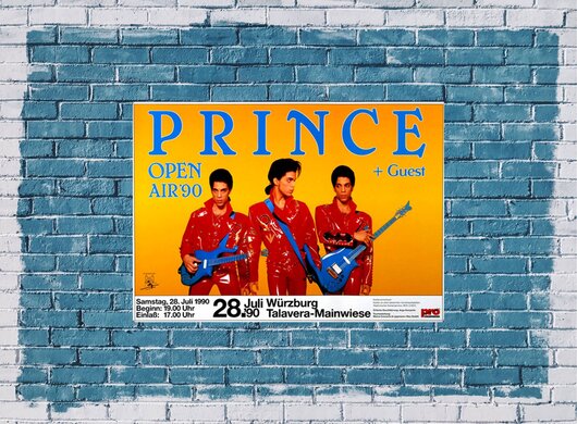Prince - Diamonds & Pearls, Wrzburg 1990 - Konzertplakat