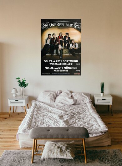 OneRepublic - On Tour In, Dortmund & Mnchen 2011 - Konzertplakat