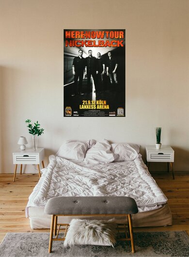 Nickelback - Here And Now , Kln 2012 - Konzertplakat