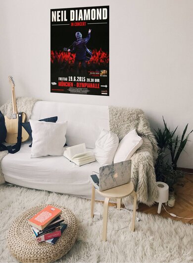 Neil Diamond - In Concert , Mnchen 2015 - Konzertplakat