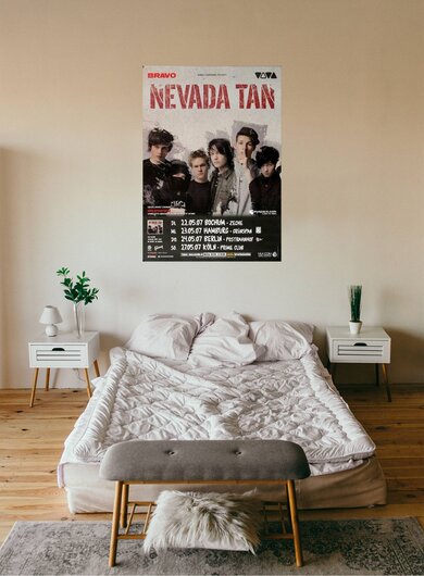 Nevada Tan - Niemand Hrt Dich, Tour 2007 - Konzertplakat