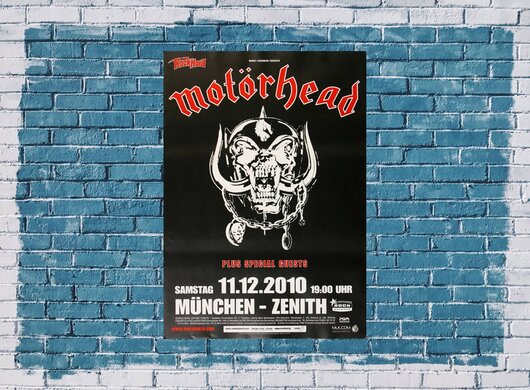 Motrhead  - Lemmy , Mnchen 2010 - Konzertplakat