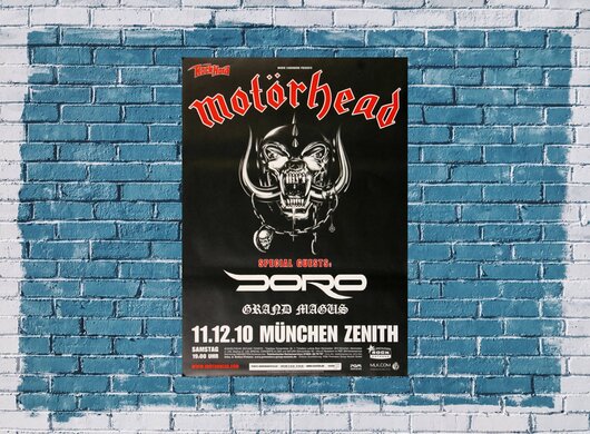 Motrhead  - Lemmy & Doro , Mnchen 2010 - Konzertplakat