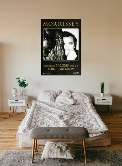 Morrissey - Kiss Me A Lot , Kln 2015 - Konzertplakat