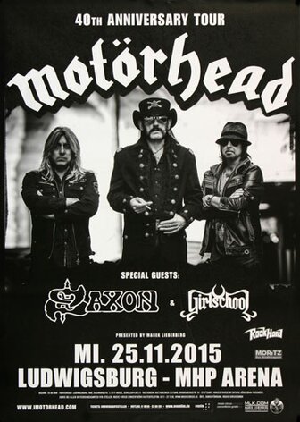 Motrhead  - Black Magic , Ludwigsburg 2015 - Konzertplakat