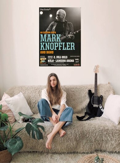 Mark Knopfler - Hot Or What , Kln 2013 - Konzertplakat