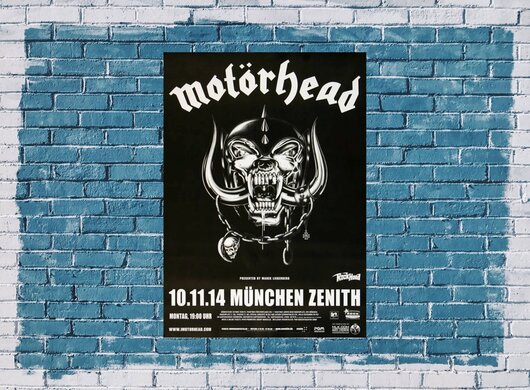 Motrhead - Lost Women , Mnchen 2014 - Konzertplakat