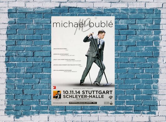 Michael Bubl - Christmas , Stuttgart 2014 - Konzertplakat
