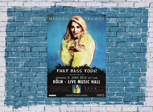 Meghan Trainor - That Bass , Kln 2015 - Konzertplakat