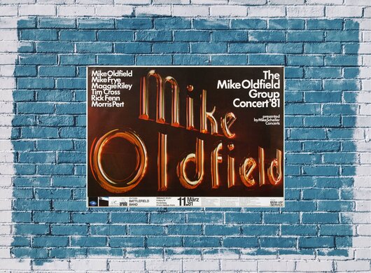 Mike Oldfield, QE2, small cracks and scratches around the edge, Heidelberg, 1981