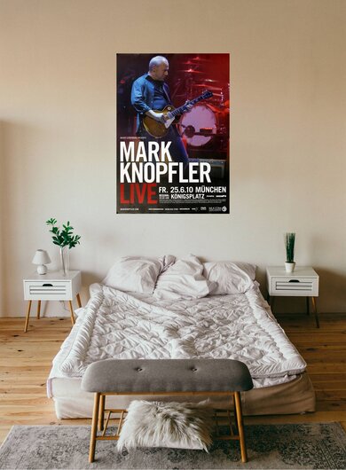 Mark Knopfler - Border , Mnchen 2010 - Konzertplakat