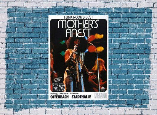 Mothers Finest, Funk Rocks Best, OF, 1979 - Konzertplakat
