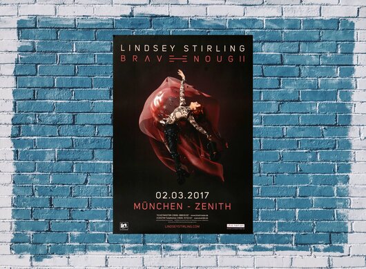 Lindsey Stirling - Brave Enough , Mnchen 2017 - Konzertplakat