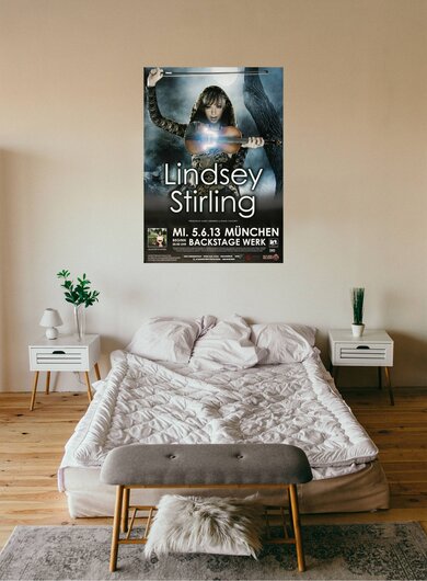 Lindsey Stirling - Crystallize , Mnchen 2013 - Konzertplakat