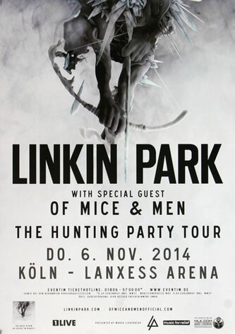 Linkin Park - Until Its Gone , Kln 2014 - Konzertplakat