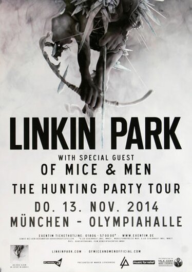 Linkin Park - Until Its Gone , Mnchen 2014 - Konzertplakat