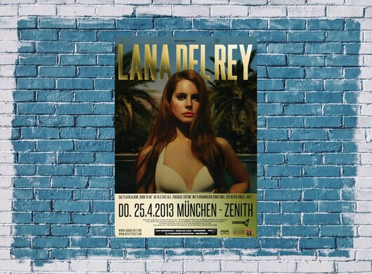 Lana del Ray, Born To Die, Mnchen, 2013, Konzertplakat