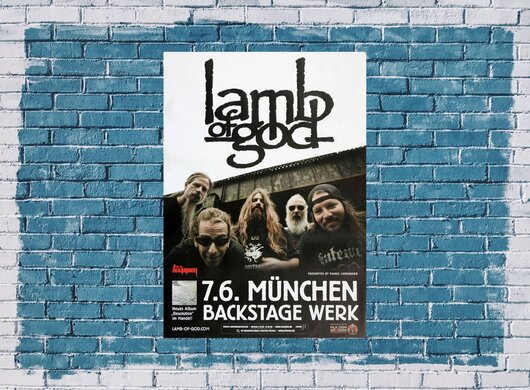 Lamb of God - Resolution , Mnchen 2012 - Konzertplakat
