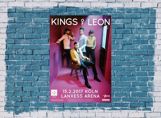Kings Of Leon - Sex On Fire , Kln 2017 - Konzertplakat