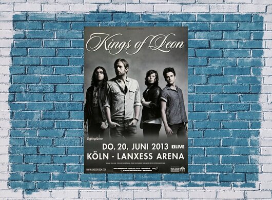 Kings Of Leon - Only By Night , Kln 2013 - Konzertplakat