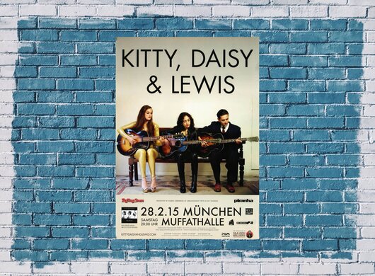 Kitty, Daisy & Lewis - The Third , Mnchen 2015 - Konzertplakat