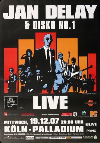 Jan Delay & Disco No.1 - Kln, Kln 2007 - Konzertplakat