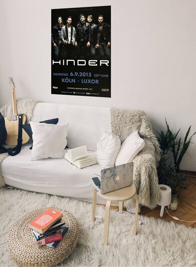 Hinder - The Smoke, Kln 2015 - Konzertplakat