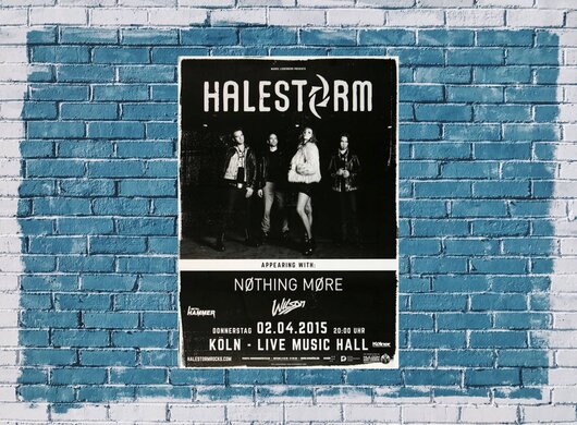 Halestorm - Apocalyptic , Kln 2015 - Konzertplakat