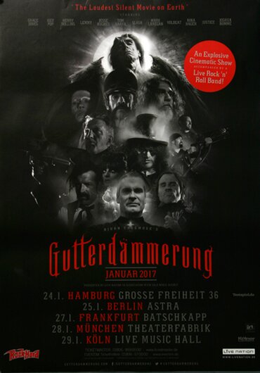 Gtterdmmerung - Hamburg, Hamburg 2017 - Konzertplakat