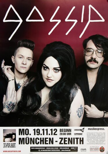 Gossip - A Joyful Nois , Mnchen 2012 - Konzertplakat