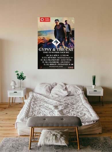Gypsy & The Cat - Time To Wander, Tour 2012 - Konzertplakat