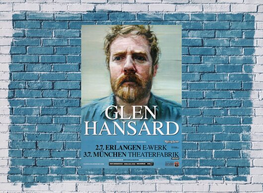Glenn Hansard - High Hope, Erlangen & Mnchen 2013 - Konzertplakat