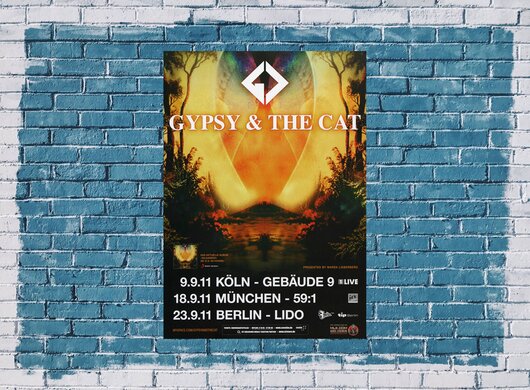 Gypsy & The Cat - Gilgamesh, Tour 2011 - Konzertplakat