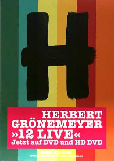 Grnemeyer, Herbert - 12 Live,  2008 - Konzertplakat