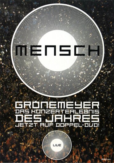 Grnemeyer, Herbert - Mensch,  2002 - Konzertplakat