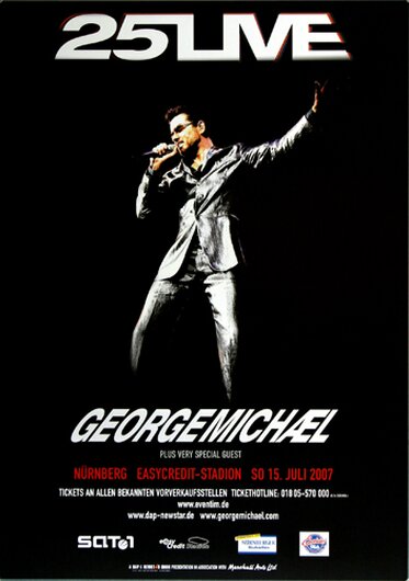 George Michael - 25 Live, Nrnberg 2007 - Konzertplakat