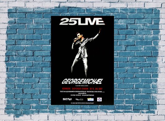 George Michael - 25 Live, Nrnberg 2007 - Konzertplakat