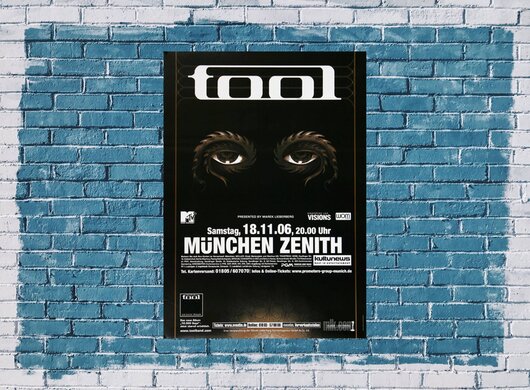 tool, 10.000 Days, Mnchen 2006 - Konzertplakat
