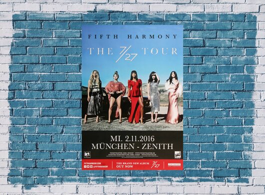 Fifth Harmony - The 7/25 , Mnchen 2016 - Konzertplakat