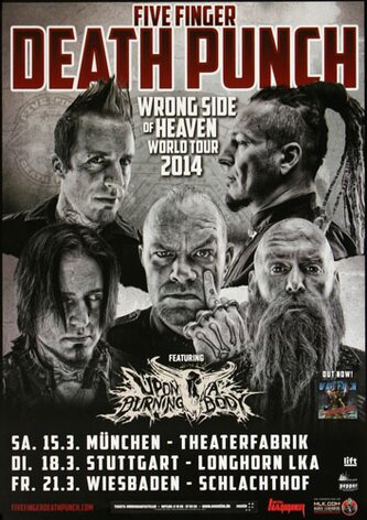 Five Finger Death Punch - Wrong Side , Mnchen 2014 -...