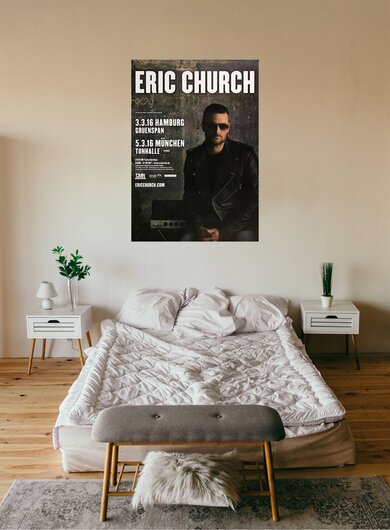 Eric Church - Kill A Word, Hamburg & Mnchen 2016 - Konzertplakat