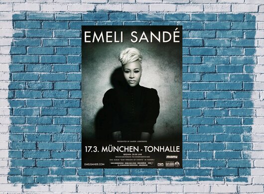 Emeli Sande - Versions Of , Mnchen 2013 - Konzertplakat