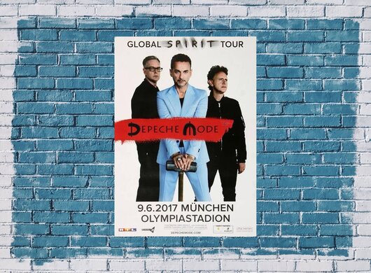 Depeche Mode - Global Spirit , Mnchen 2017 - Konzertplakat