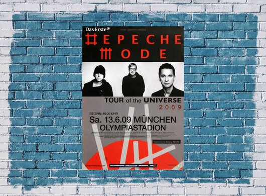 Depeche Mode - Mnchen, Mnchen 2009 - Konzertplakat