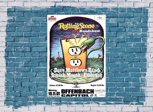 Dave Matthews Band - Everyday, Offenbach & Frankfurt 2001 - Konzertplakat
