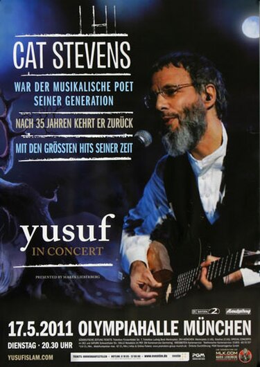 Cat Stevens - Concert , Mnchen 2011 - Konzertplakat