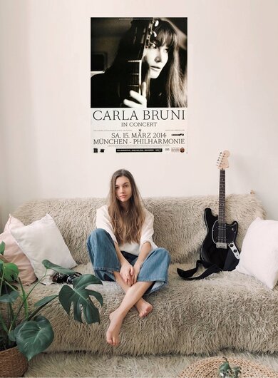 Carla Bruni - French Songs , Mnchen 2014 - Konzertplakat