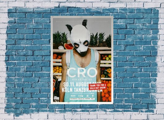 CRO - Open Air , Kln 2013 - Konzertplakat