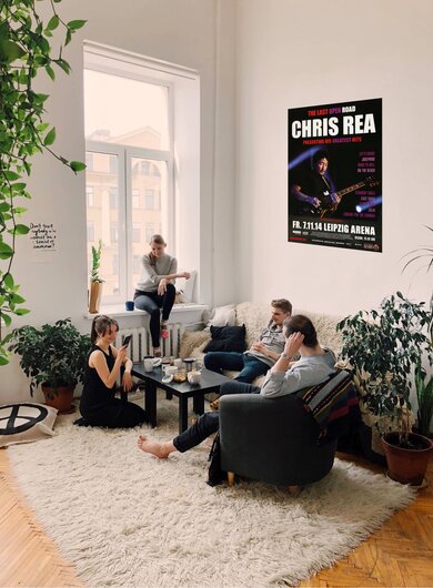 Chris Rea - Greatest Hits , Leipzig 2014 - Konzertplakat