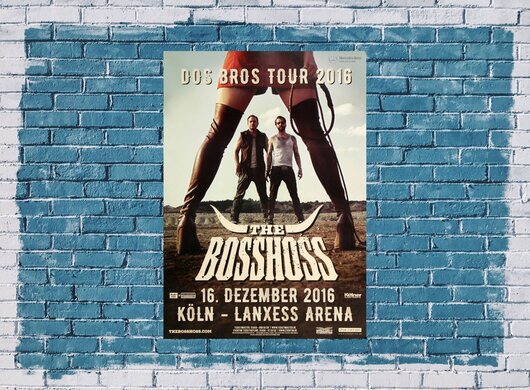 The BOSSHOSS - Dos Bros , Kln 2016 - Konzertplakat